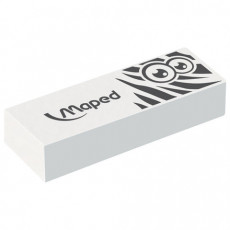 Ластик большой MAPED (Франция) Pulse Technic, 61х21х12 мм, белый, прямоугольный, 116050 Ластик большой MAPED (Франция) Pulse Technic, 61х21х12 мм, белый, прямоугольный, 116050