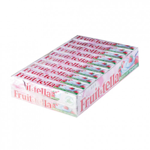 Жевательная конфета FRUITTELLA (Фруттелла) Клубничный йогурт, 41 г, 86785