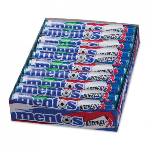 Жевательное драже MENTOS (Ментос) Мята, 37 г, 3340