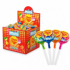 Карамель CHUPA CHUPS (Чупа-Чупс) Mini, ассорти вкусов, 6 г, КОМПЛЕКТ 100 шт.