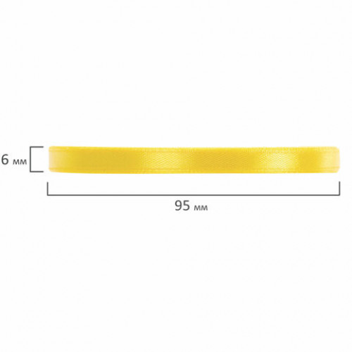 Лента атласная ширина 6 мм, ПАСТЕЛЬ набор 5 цветов по 23 м, BRAUBERG, 591490