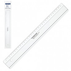 Линейка пластиковая 30 см, STAEDTLER (Германия) Mars, оргстекло PLEXIGLAS, прозрачная, 562 04-30F02