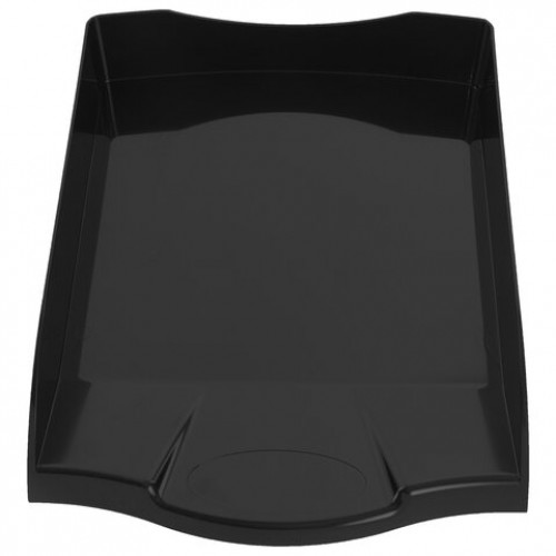 Лоток горизонтальный для бумаг BRAUBERG Delta, A4 (340х270х60 мм), черный, 237268