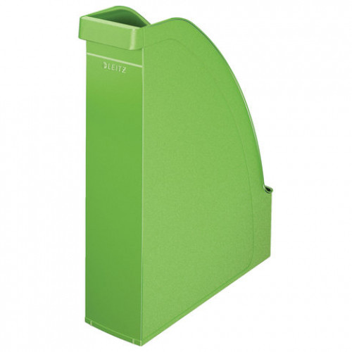 Лоток вертикальный для бумаг LEITZ Plus, ширина 78 мм, зеленый, 24760050