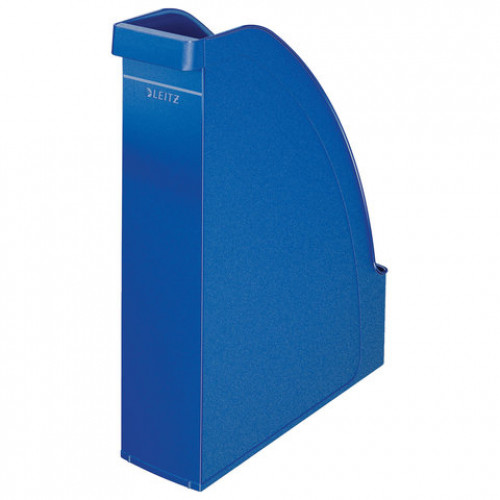 Лоток вертикальный для бумаг LEITZ Plus, ширина 78 мм, синий, 24760035