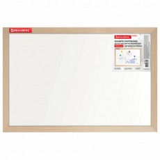 Доска магнитно-маркерная 30х45 см, деревянная рамка, BRAUBERG Wood, 238793