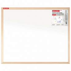 Доска магнитно-маркерная 60х90 см, деревянная рамка, BRAUBERG Wood, 238796