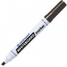 Маркер стираемый для белой доски ЧЕРНЫЙ CENTROPEN Dry-Wipe, 8569, наконечник 1-4,5 мм, 585690112