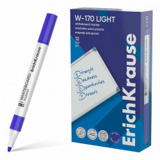 Маркер для доски ERICH KRAUSE W-170 Light, СИНИЙ, круглый наконечник, 2,5 мм, 63568