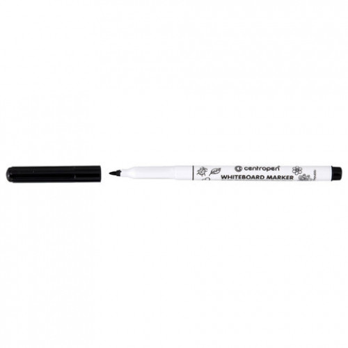 Маркер стираемый для белой доски ЧЕРНЫЙ, CENTROPEN Dry-Wipe, 1-2 мм, 2507, ш/к 26160, 525070112