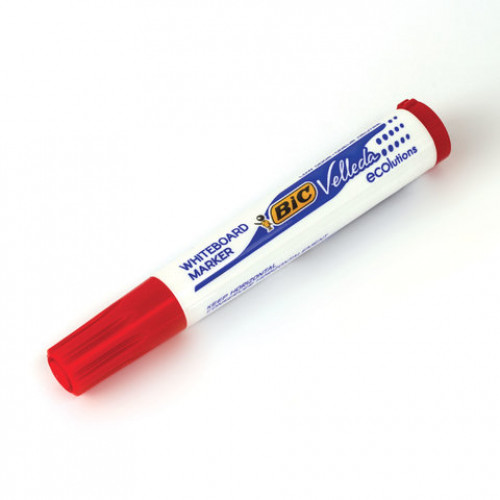 Маркер стираемый для белой доски КРАСНЫЙ, BIC Velleda, 1,4-5 мм, эргономичный корпус, 904939