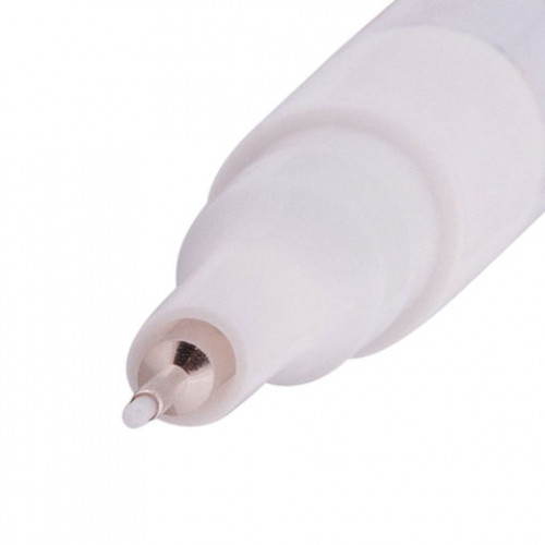 Маркер-краска лаковый MUNHWA Extra Fine Paint Marker, БЕЛЫЙ, 1 мм, нитро-основа, EFPM-05
