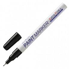 Маркер-краска лаковый MUNHWA Extra Fine Paint Marker, ЧЕРНЫЙ, 1 мм, нитро-основа, EFPM-01