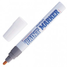 Маркер-краска лаковый (paint marker) MUNHWA, 4 мм, СЕРЕБРЯНЫЙ, нитро-основа, алюминиевый корпус, PM-06 Маркер-краска лаковый (paint marker) MUNHWA, 4 мм, СЕРЕБРЯНЫЙ, нитро-основа, алюминиевый корпус, PM-06