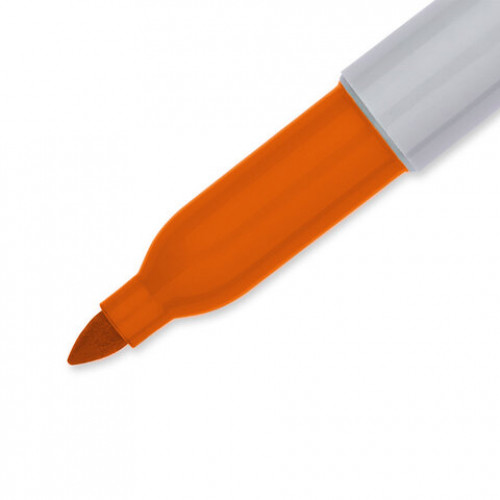 Маркер перманентный SHARPIE (США) ОРАНЖЕВЫЙ, Fine, круглый наконечник, 1 мм, 2025036