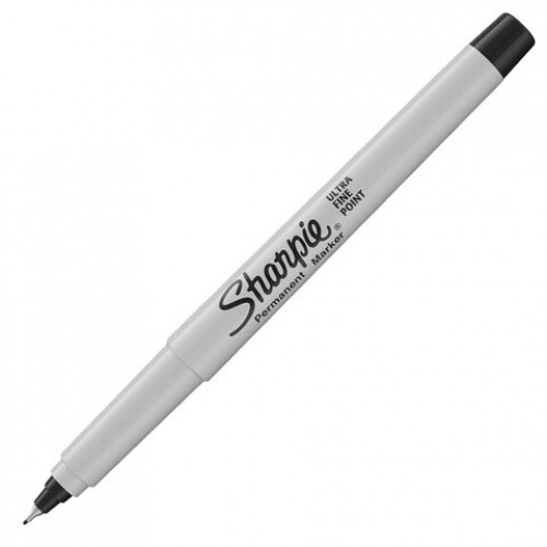 Маркеры перманентные SHARPIE (США) НАБОР 4 ЦВЕТА, Ultra Fine, игольчатый наконечник, 0,5 мм, 1985879