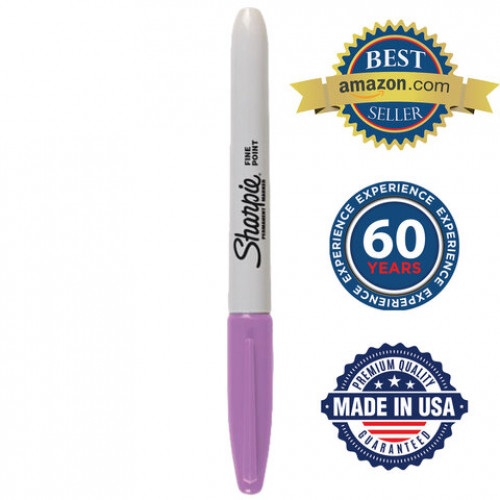 Маркер перманентный SHARPIE (США) ЕЖЕВИЧНЫЙ, Fine, круглый наконечник, 1 мм, 2025039