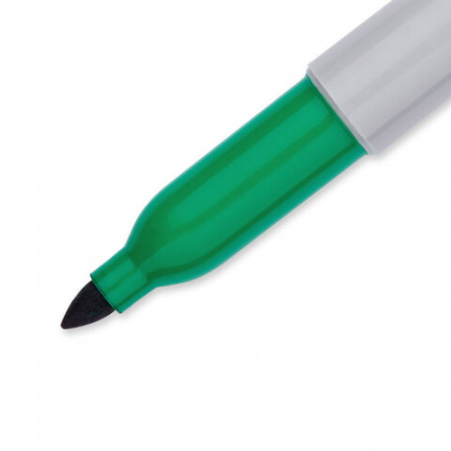 Маркер перманентный SHARPIE (США) ЗЕЛЕНЫЙ, Fine, круглый наконечник, 1 мм, S0810960
