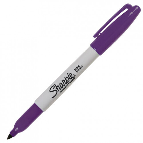 Маркер перманентный SHARPIE (США) ФИОЛЕТОВЫЙ, Fine, круглый наконечник, 1 мм, 2025034