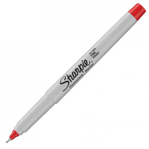 Маркеры перманентные SHARPIE (США) НАБОР 4 ЦВЕТА, Ultra Fine, игольчатый наконечник, 0,5 мм, 1985879