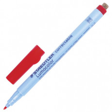 Маркер универсальный для любой гладкой поверхности со стирателем STAEDTLER (Германия), КРАСНЫЙ, 1 мм, 305 M-2 Маркер универсальный для любой гладкой поверхности со стирателем STAEDTLER (Германия), КРАСНЫЙ, 1 мм, 305 M-2