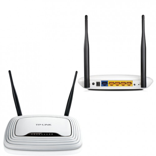 Маршрутизатор TP-LINK TL-WR841N, 1 WAN, 4 LAN, 10/100 Мбит/с, WI-FI 802.11n, 300 Мбит/с