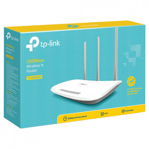 Маршрутизатор TP-LINK WR845N, 5x100 Мбит, Wi-Fi 2,4 ГГц 802.11n, 300 Мбит, TL-WR845N