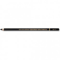 Карандаш угольный KOH-I-NOOR, 1 шт., Gioconda EXTRA, черный, B, 8811002003KS