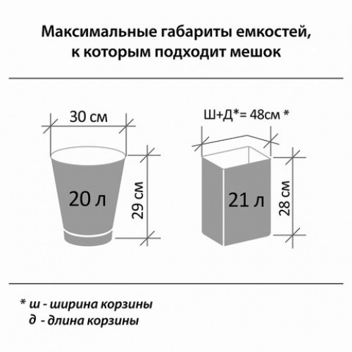 Мешки для мусора с ручками LAIMA ULTRA 35 л, синие, 30 шт., прочные, ПНД 8,5 мкм, 50х54 см, 607683