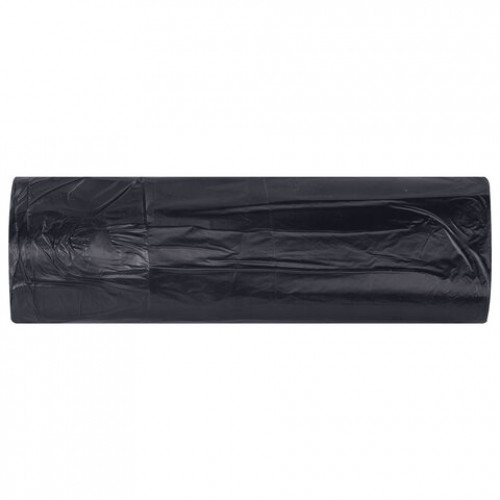 Мешки для мусора 360л черные в рулоне 5 штук сверхпрочные, ПВД 80 мкм, 120x160см, LAIMA, 702688