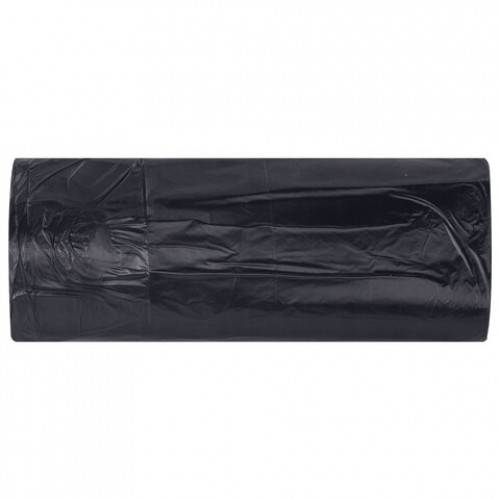 Мешки для мусора 60 л, черные, в рулоне 20 штук, сверхпрочные, ПВД 45 мкм, 50x70 см, LAIMA, 702654