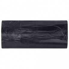 Мешки для мусора 60л черные в рулоне 30 штук особо прочные, ПВД 30 мкм, 58x68см, LAIMA, 702658