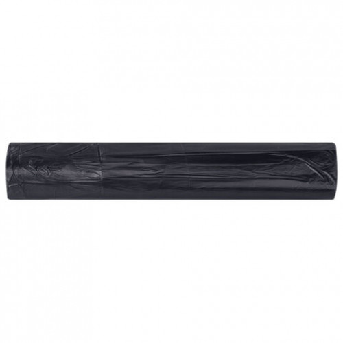 Мешки для мусора 160 л, черные, в рулоне 10 штук, особо прочные, ПВД 70 мкм, 90x110 см, LAIMA, 702675