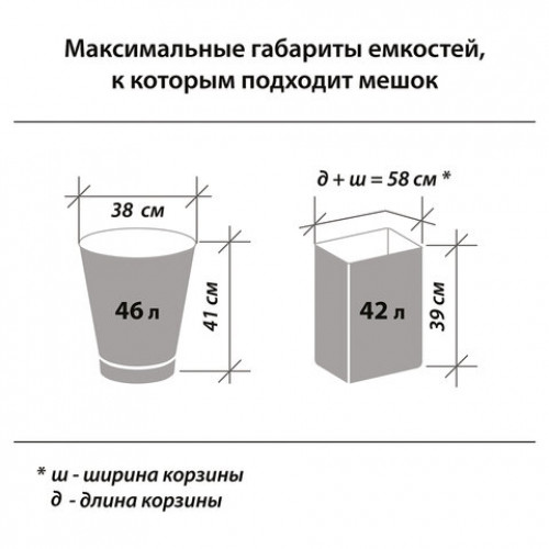 Мешки для мусора биоразлагаемые 60 л зеленые в рулоне 20 шт. прочные, ПНД 15 мкм, 60х70 см, LAIMA, 601401