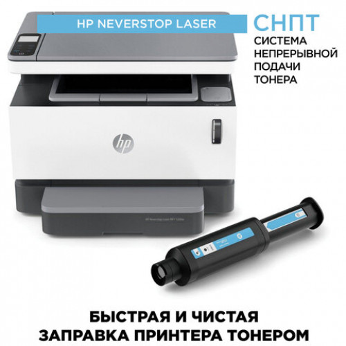 МФУ лазерное HP Neverstop Laser 1200w 3 в 1, А4, 20 стр/мин, 20000стр/мес, Wi-Fi, СНПТ, 4RY26A