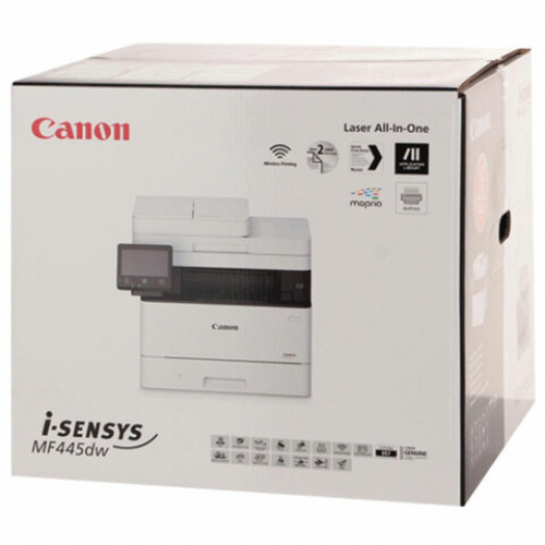 МФУ лазерное CANON i-SENSYS MF445dw, 4 в 1, А4, 38 страниц/мин, ДУПЛЕКС, ДАПД, сетевая карта, Wi-Fi, 3514C061