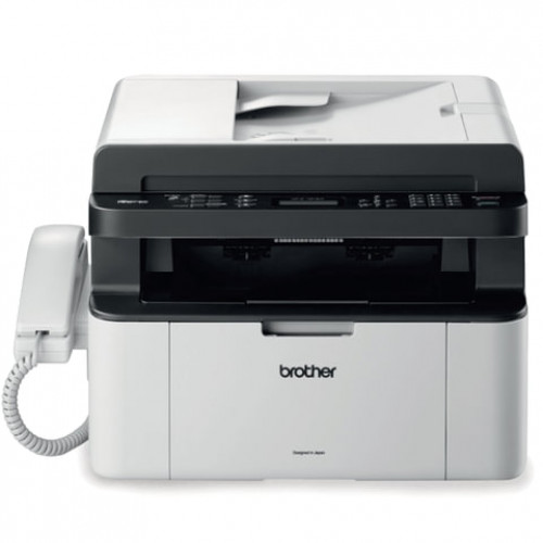 МФУ лазерное BROTHER MFC-1815R (принтер, копир, сканер, факс), А4, 20 стр./мин, 10000 стр./мес., АПД (б/к USB), MFC1815R1