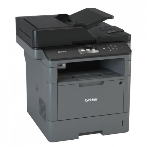 МФУ лазерное BROTHER MFC-L5750DW (принер, копир, сканер, факс), А4, 40 стр./мин, 50000 стр./месяц, АПД, ДУПЛЕКС, Wi-Fi, сетевая карта, MFCL5750DWR1