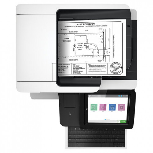 МФУ лазерное HP LJ Enterprise Flow M528z 4 в 1, А4, 43стр/мин, 150000 стр/мес, ДУПЛЕКС, ДАПД, Wi-Fi, сетевая карта, 1PV67A