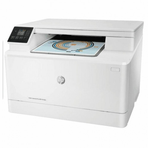 МФУ лазерное ЦВЕТНОЕ HP Color LaserJet Pro M182n 3 в 1 А4 16 стр./мин, 30000 стр./месяц, сетевая карта, 7KW54A