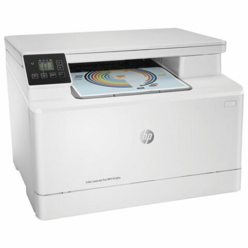 МФУ лазерное ЦВЕТНОЕ HP Color LaserJet Pro M182n 3 в 1 А4 16 стр./мин, 30000 стр./месяц, сетевая карта, 7KW54A