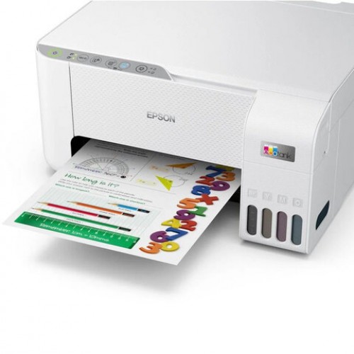 МФУ струйное EPSON L3256 3 в 1, А4, 33 стр./мин, 5760x1440, Wi-Fi, СНПЧ, белый корпус, C11CJ67524