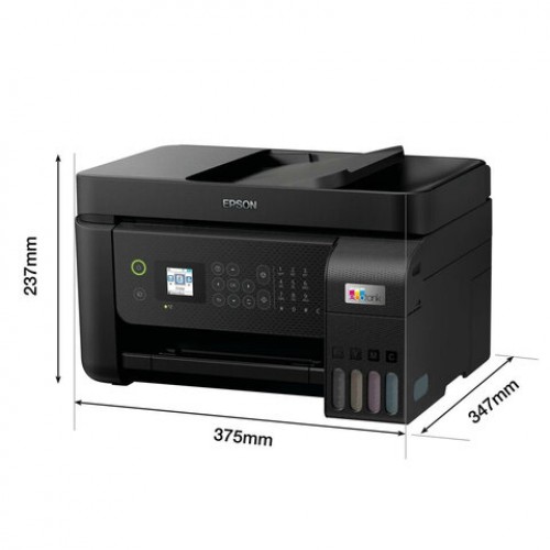 МФУ струйное EPSON L5290 4 в 1, А4, 33 стр./мин, 5760x1440, ЖК-дисплей, АПД, Wi-Fi, с/к, СНПЧ, C11CJ65508