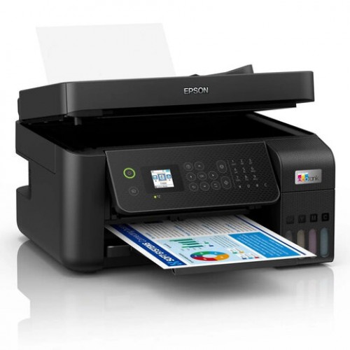 МФУ струйное EPSON L5290 4 в 1, А4, 33 стр./мин, 5760x1440, ЖК-дисплей, АПД, Wi-Fi, с/к, СНПЧ, C11CJ65508