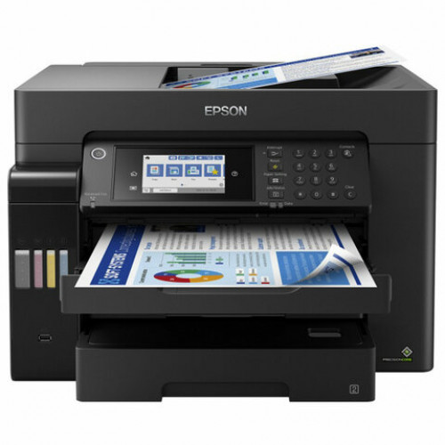 МФУ струйное EPSON L15160 4 в 1 А3+, 25 стр./мин, ДУПЛЕКС, АПД, сетевая карта, Wi-Fi, СНПЧ, C11CH71404