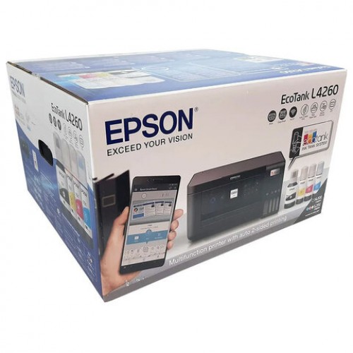 МФУ струйное EPSON L4260 3 в 1, А4, 33 стр./мин, 5760x1440, ЖК-дисплей, Wi-Fi, СНПЧ, C11CJ63513