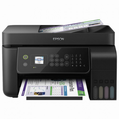 МФУ струйное EPSON L5190 4 в 1, А4, 33 стр./мин (ч/б), 15 стр./мин (цвет.), АПД, сетевая карта, Wi-Fi, C11CG85405