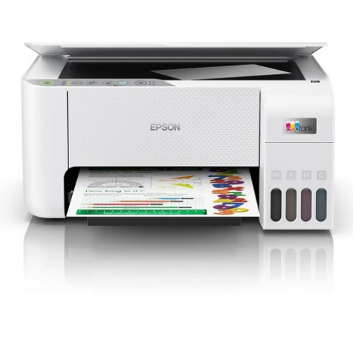 МФУ струйное EPSON L3256 3 в 1, А4, 33 стр./мин, 5760x1440, Wi-Fi, СНПЧ, белый корпус, C11CJ67524