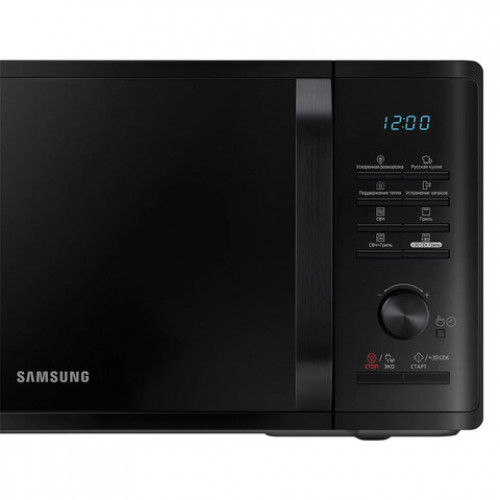 Микроволновая печь SAMSUNG MG23K3515AK/BW, объем 23 л, мощность 800 Вт, электронное управление