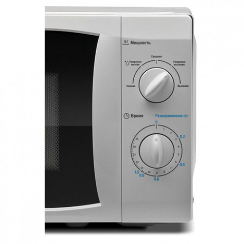 Микроволновая печь MIDEA MM720CFB объем 20 л, мощность 700 Вт, механическое управление, белая